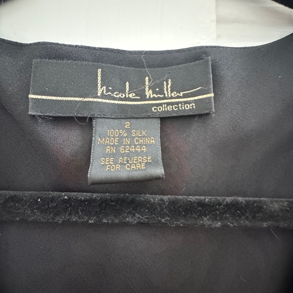 Nicole Miller 100% Silk Dress with sequins - Picture 3 of 3